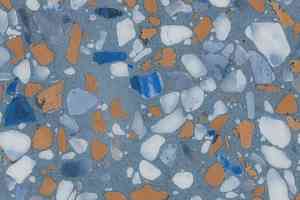 Кварцвиниловые полы Forbo Allura Material 63492DR7-63492DR5 blue terrazzo фото  | FLOORDEALER